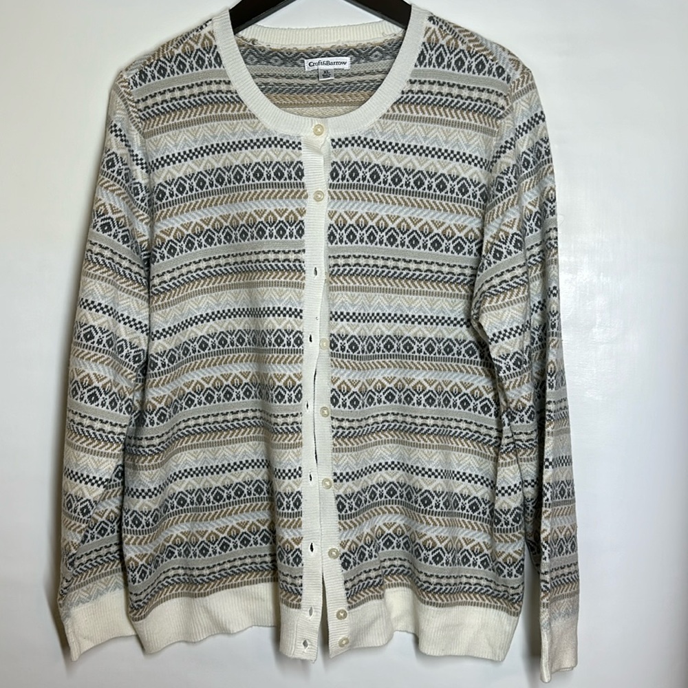Cardigan Sweater. Sz. XL
